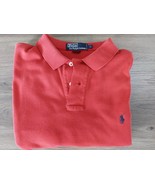 POLO BY RALPH LAUREN  MEN&#39;S Large RED POLO GOLF Short Sleeve Shirt - £6.52 GBP