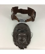 Star Wars Chewbacca Mask Costume Utility Belt Rubies Halloween Chewie Co... - $30.93 CAD