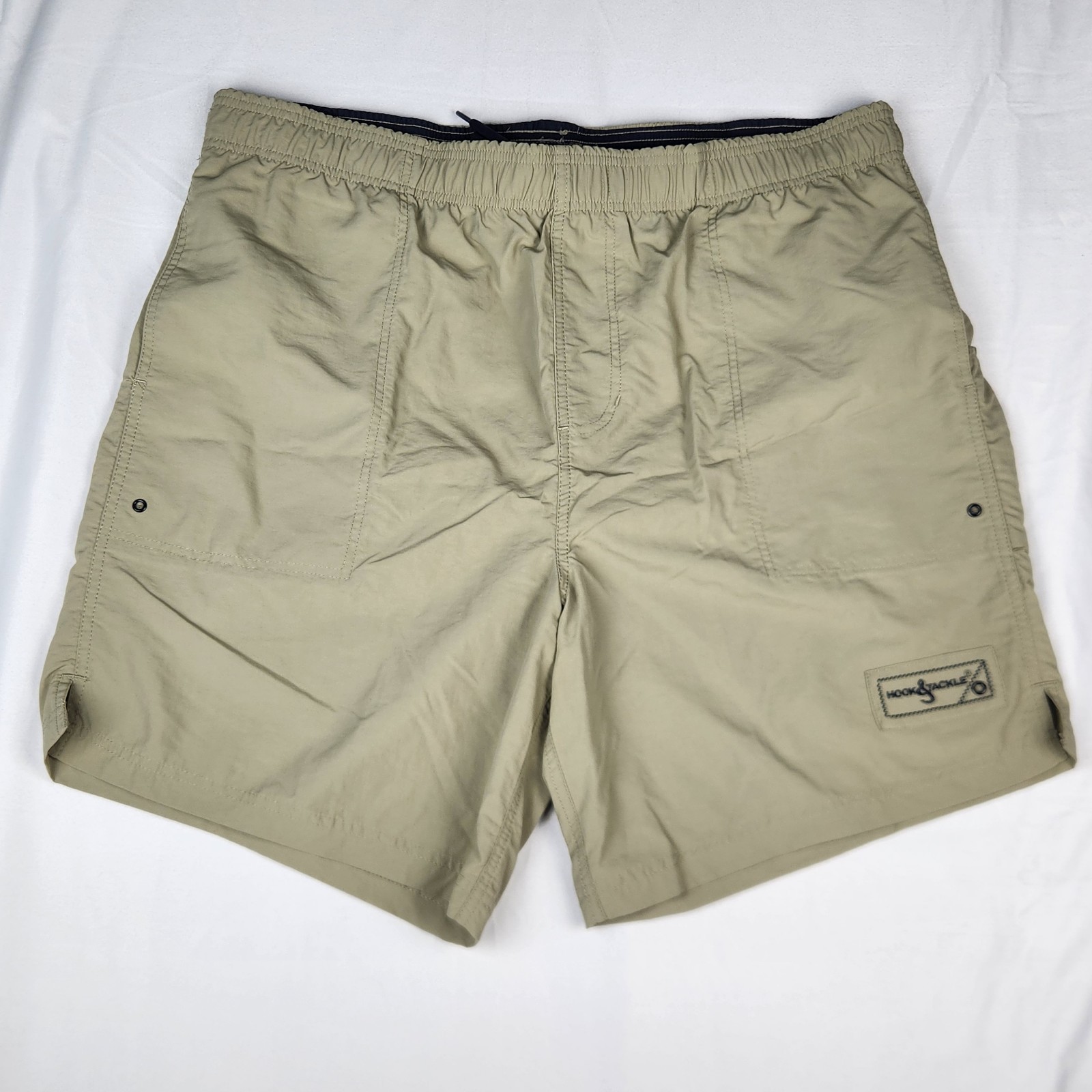 Hook &amp; Tackle Technical Fishing Gear TFG Mens Shorts 2XL Beer Knife Pock... - $22.17