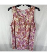 Heavenly Soft Sleepwear Carole Hochman Womens S Cotton Sleepshirt Pink F... - $180.11 MXN