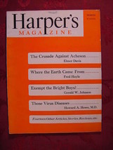 Harper&#39;s March 1951 Arthur Miller Fred Hoyle Sumner Welles Martin Flavin - £6.89 GBP