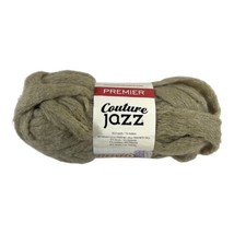 Couture Jazz Tan Knitting Yarn 16.5 Yards Color 26-13 Beige Soft Thick Wide - $12.19