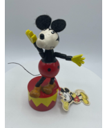 Vintage Walt Disney Mickey Mouse Push Up Puppet with Tag Schylling Toys ... - $14.24