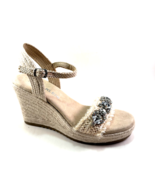 Anne Klein Wilton-C High Wedge Embellished Espadrille Sandal - $79.99