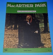 Richard Harris Sheet Music MacArthur Park Vintage 1968 Canopy Music - £27.51 GBP