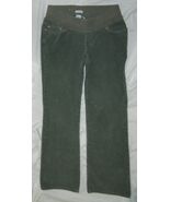 Womens Old Navy Brand Green Corduroy Maternity Jeans size Small 32-36x30 - $8.86