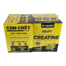 2X CON-CRET 96 Micro Dose Lemon Lime Concentrated Creatine HCI Powder EX... - $31.55