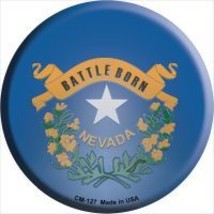 Nevada State Flag Novelty Circle Coaster Set of 4 - £15.65 GBP