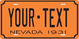 Nevada 1931 License Plate Personalized Custom Auto Bike Motorcycle Moped key tag - £8.66 GBP+
