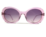 Swarovski Sonnenbrille SK 281 80T Lila Rund Kristalle Rahmen mit Violett... - $139.88