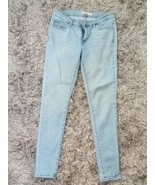 Levis 711 Jeans Womens Size 26 Blue Mid Rise Skinny 26x28 BOX-A AM - £20.44 GBP