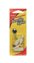 Johnson Beetle Spin Fishing Lure, 1/32 Oz, White/Black /Red Eye, 1 Hook/4 Bodies - £3.12 GBP