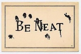 BE NEAT Humorous Postcard - £7.56 GBP