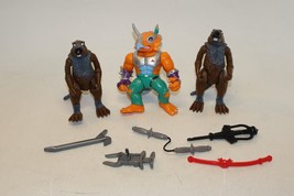VTG Lot of 3 1990s Teenage Mutant Ninja Turtles TMNT Figures Accessories READ - £7.81 GBP