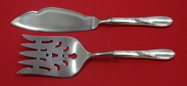 Silver Wheat by Reed and Barton Sterling Silver Fish Serving Set 2 Piece Custom - £105.98 GBP