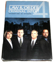LAW &amp; ORDER CRIMINAL INTENT 4TH YEAR SEASON COMPLETE CAST PICTURED DVD C... - $28.47