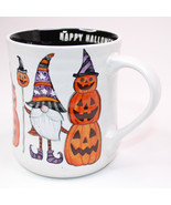 Cobwebs And Cauldrons Gnome Pumpkin Happy Halloween Coffee Mug Trick Or ... - $10.65