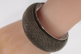 Handmade Wide Basket Weave Sterling Silver Cuff Bracelet! 72.8g - £382.41 GBP