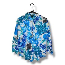 Lauren Ralph Lauren Women&#39;s Linen Button Down Shirt Colorful Floral Size... - £22.34 GBP