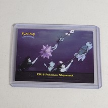 Pokemon Topps Pokemon Shipwreck EP16 Holo Foil TV Animation Edition Card 2000 - £4.65 GBP