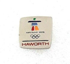 2010 Vancouver Canada Olympic Games Official Sponsor Lapel Hat Pin - Haworth - £4.47 GBP