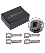 H-beam Connecting Rods for Mitsubishi Eclipse 2.0L EVO 4G63 Early 150mm ... - $312.51