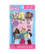 Barbie Glitter Pen Set, for Child Ages 3+ Model 37344 - $9.10 CAD