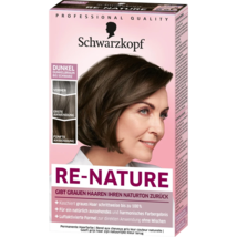 Schwarzkopf RE-NATURE Women re-pigmentation cream for hair DARK -FREE SH... - $23.75