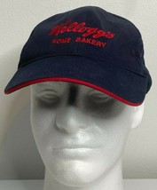 KELLOGG&#39;S Rome Bakery Dessert Navy Blue Red KC Brand Hat Baseball Cap - £11.71 GBP