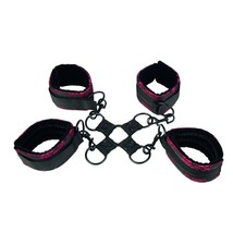 SCANDAL HOG TIE ADJUSTABLE WRIST &amp; ANKLE HOGTIE CUFFS BONDAGE PLAY - £39.10 GBP