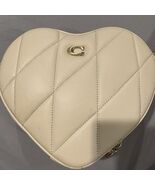 Coach Quilted Heart Crossbody Bag CE725 Ivory Nappa Leather Small Brass - $3,277.56 MXN Coach Quilted Heart Crossbody Bag CE725 Ivory Nappa Leather Small Brass - $3,277.56 MXN