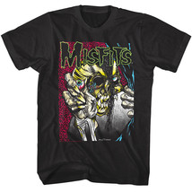Misfits Pushead Eyeball Men&#39;s T Shirt Album Punk Rock Band Concert Tour Merch - £24.77 GBP+
