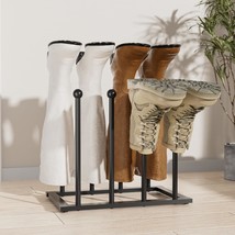 Free Standing Shoe Racks For Boots - Boot Rack For 4 Pairs, Boot Storage, Shoe - £25.39 GBP