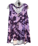 NWT New Release LuLaRoe XL Purple Pink Blue Tie Dye KRISTINA Oversized T... - $644.30 MXN