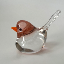 New!! Murano Glass, Handcrafted Unique Paperweight, Lovely Bird Figurine... - $27.96