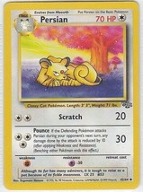 M) Pokemon Nintendo GAMEFREAK Collector Trading Card Persian 42/64 70HP - $1.97