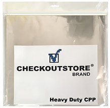 CheckOutStore Clear Plastic CPP for 12&quot; LP Vinyl 33 RPM Record ONLY (INN... - $20.00+