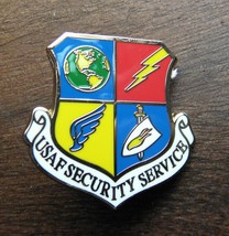 AIR FORCE SECURITY SERVICE SHIELD USAF LAPEL PIN BADGE 1.2 INCHES - $5.74