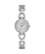 Bulova Women's 96X136 Mother Of Pearl Dial Heart-shaped Bracelet Watch - $125.00