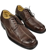 Studio Belvedere Men’s Brown Oxford Bay Bridge Pebbled Leather size 11 E... - $52.10 CAD