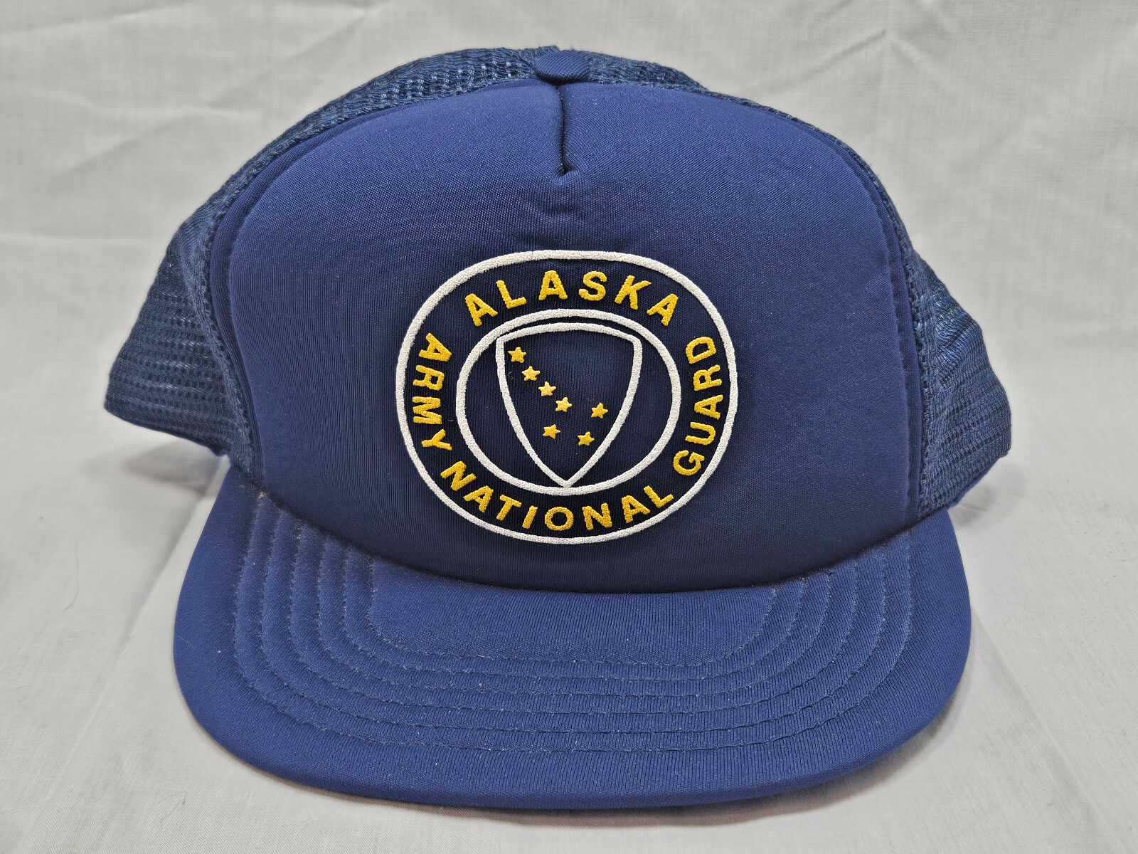 Alaska Army National Guard Blue Hat Cap Mesh Back Trucker - $12.95