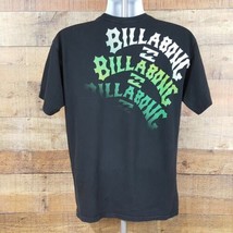 Billabong T-Shirt Mens Size M Black TM12 - £6.74 GBP