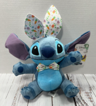 Disney Stitch Easter Plush 9&quot; Ears Bow Tie (2024) - $14.99