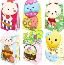Easter Gift Bags for Kids 24pk Easter Goodie Candy Treat Bags Easter Craft for K - £25.43 GBP