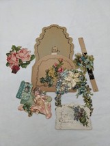 *Doesn&#39;t Work* 1921 Die Cut Foldout Cupid With Speaker Of Flowers Valent... - $9.89