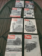 8 Issues of Trains Magazine 1965 - Feb., March, April, May, July, Septem... - $22.80