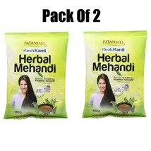 Patanjali Kesh Kanti Herbal Mehandi For Smoother &amp; Shinier Hair 100gm Pack Of 2 - £21.80 GBP