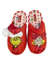 Dr. Seuss Girls Grinch Cindy Lou Who Slippers Size 7/8 - £15.95 GBP