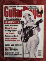 GUITAR PLAYER November 1996 Songwriters Hank Williams Lyle Lovett Black Crowes - £15.06 GBP