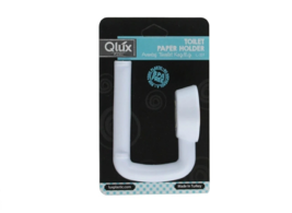 Toilet Paper Holder Adhesive Mount Or Screw In  Durable Plastic Free Shi... - $167.14 MXN
